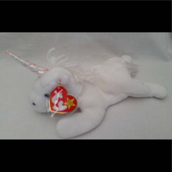 Vintage TY Beanie Babies Mystic Unicorn RARE ERRORS
